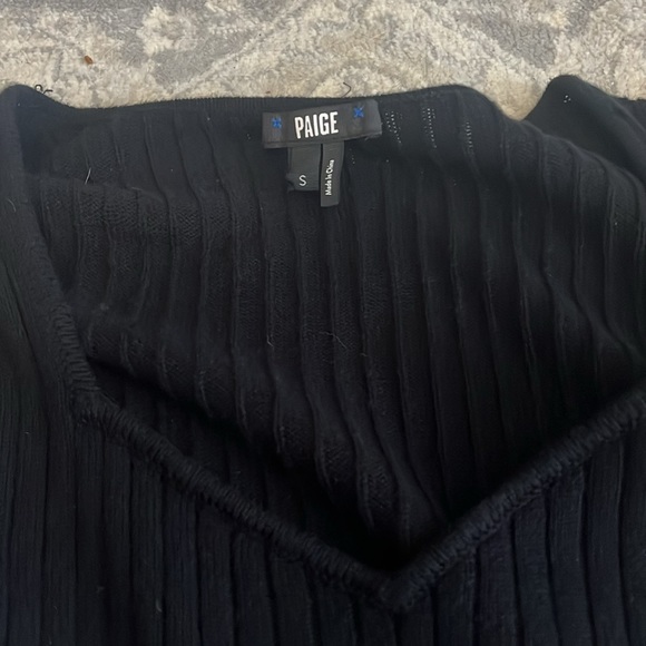 Black Paige knit sweater. Size small - Picture 2 of 3